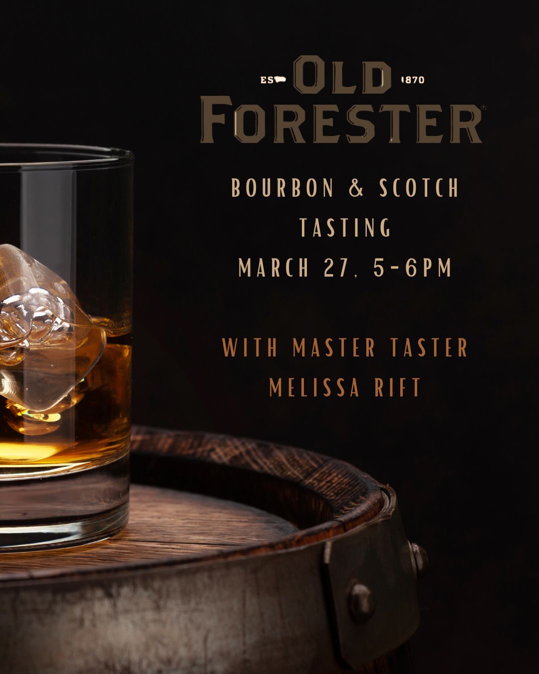 Old Forester Icons: Tasting Event March 27th!